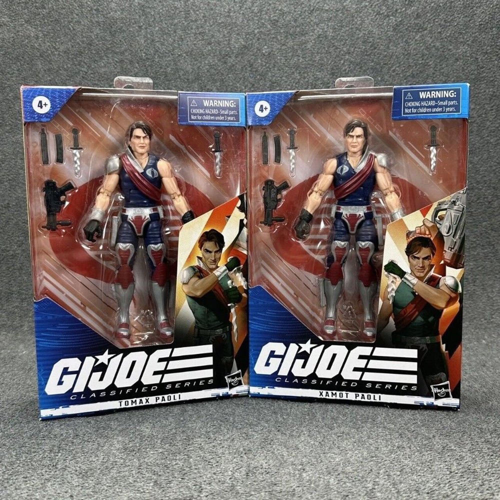 G.I. Joe Classified Series Tomax & Xamot Paoli 6" Action Figures Lot - Sealed